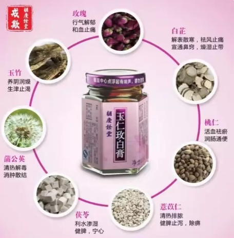 玉仁玫白膏有什么功效